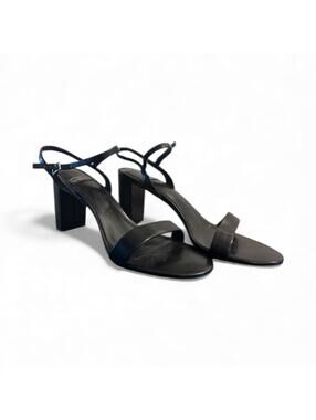 Jeffrey Campbell Black Strappy Block Heel Sandals